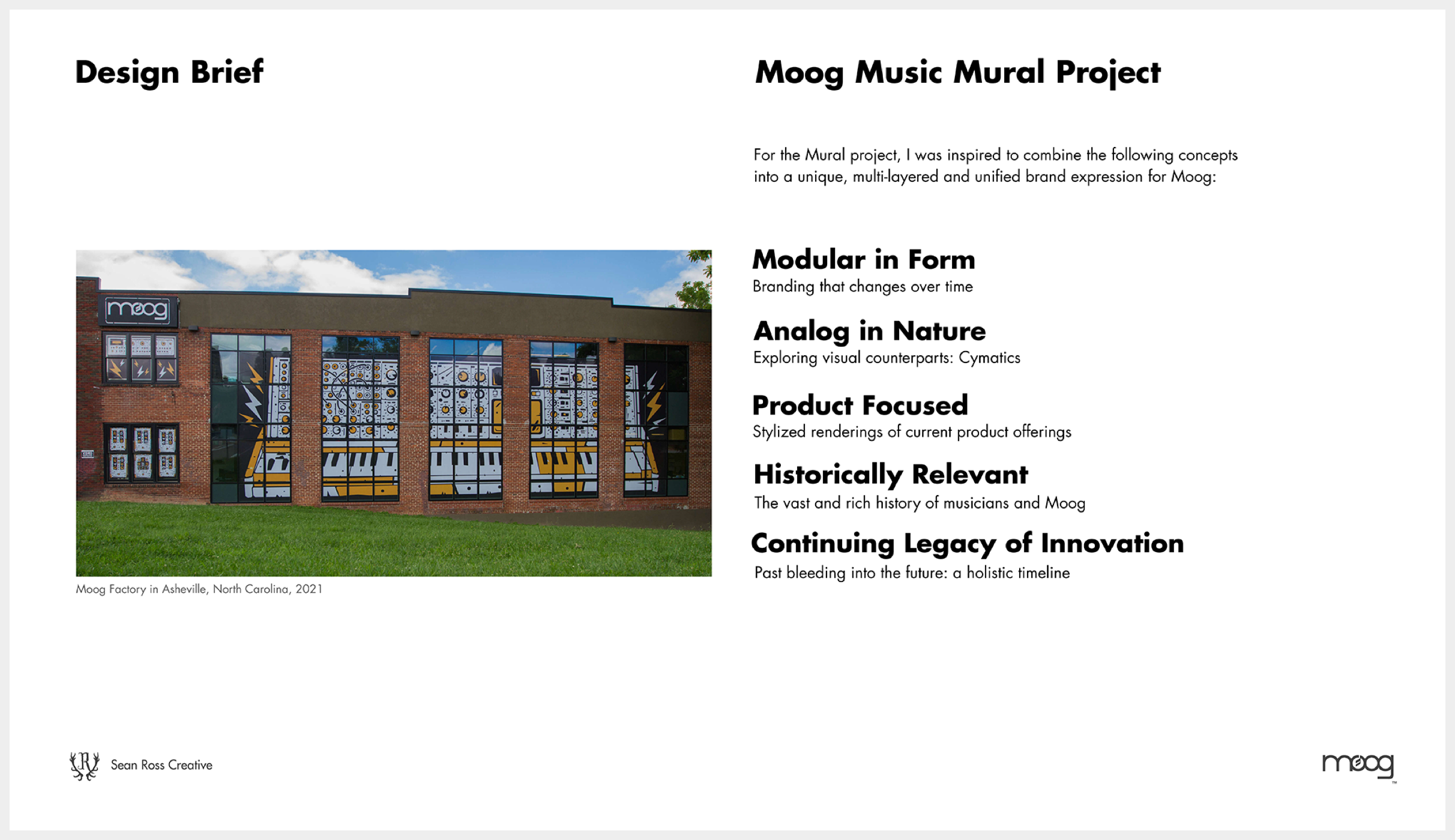Moog Music — work sample