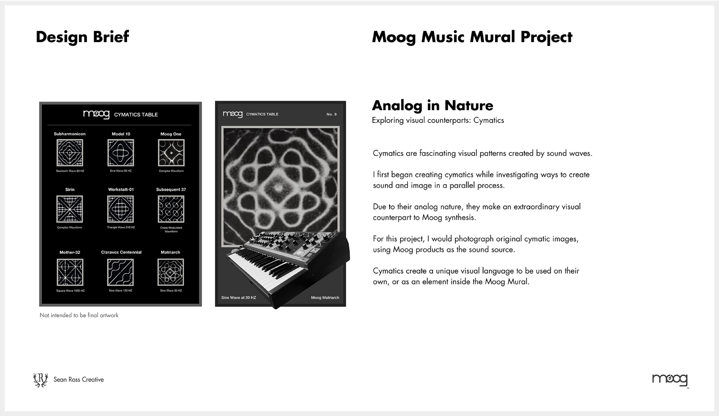 Moog Music — work sample
