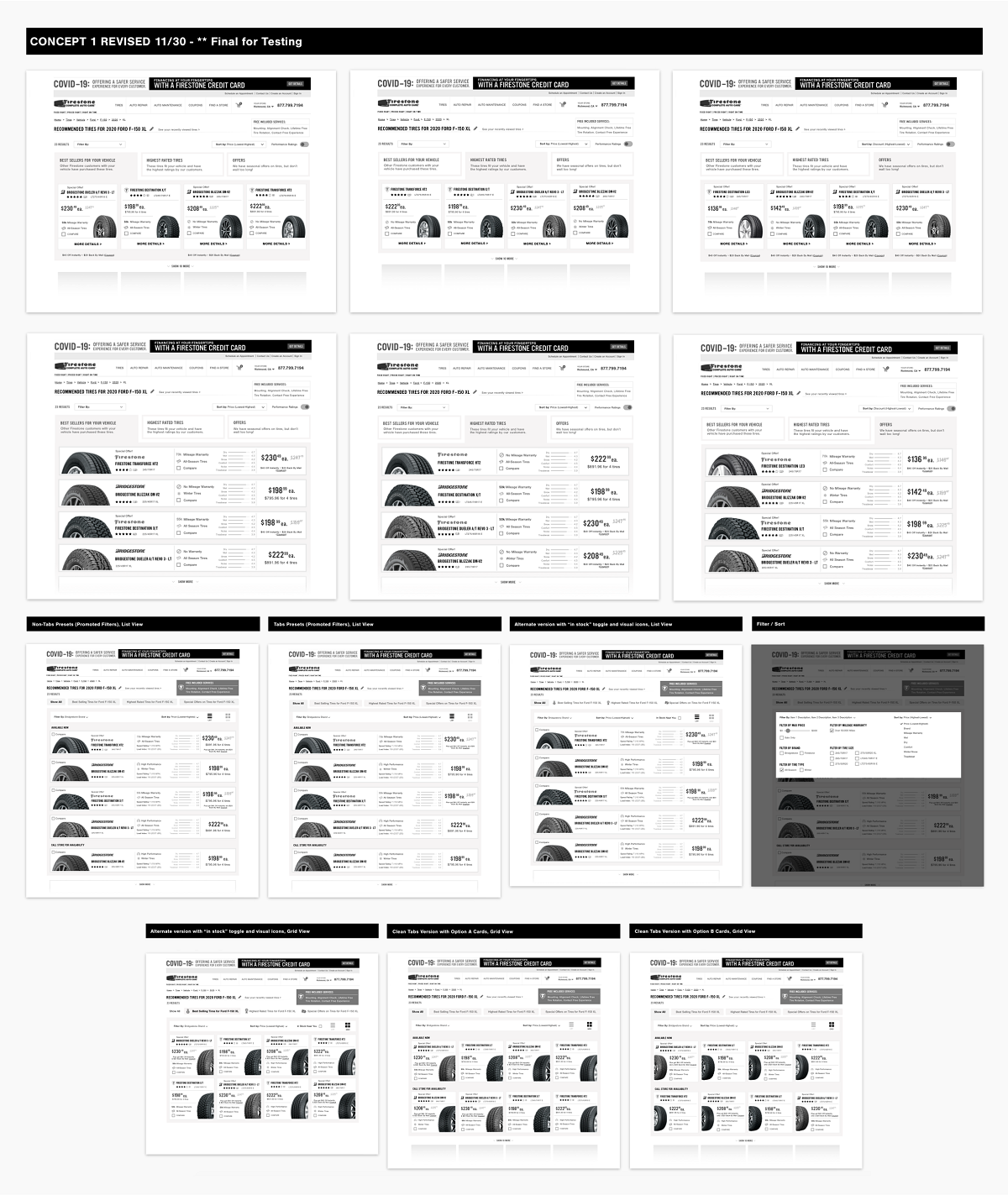 Phase I deliverables, web.
