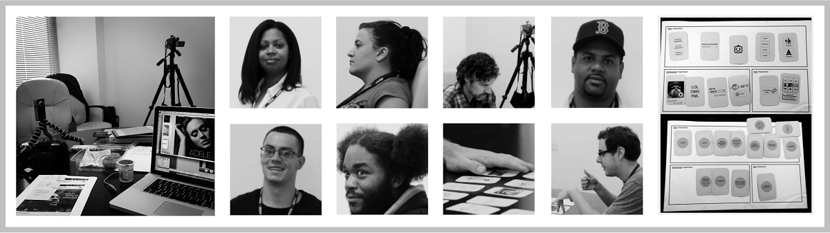 Interviews & card sorting.