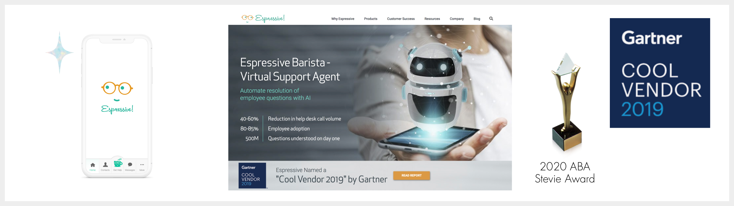 Espressive is focused on automating complex issues in the enterprise service management environment. At its core is an AI-powered virtual assistant, Barista.