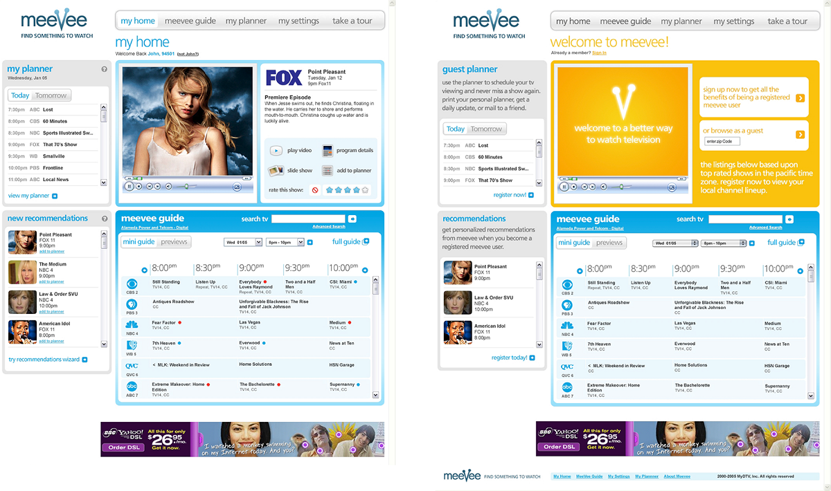MeeVee — product & branding.