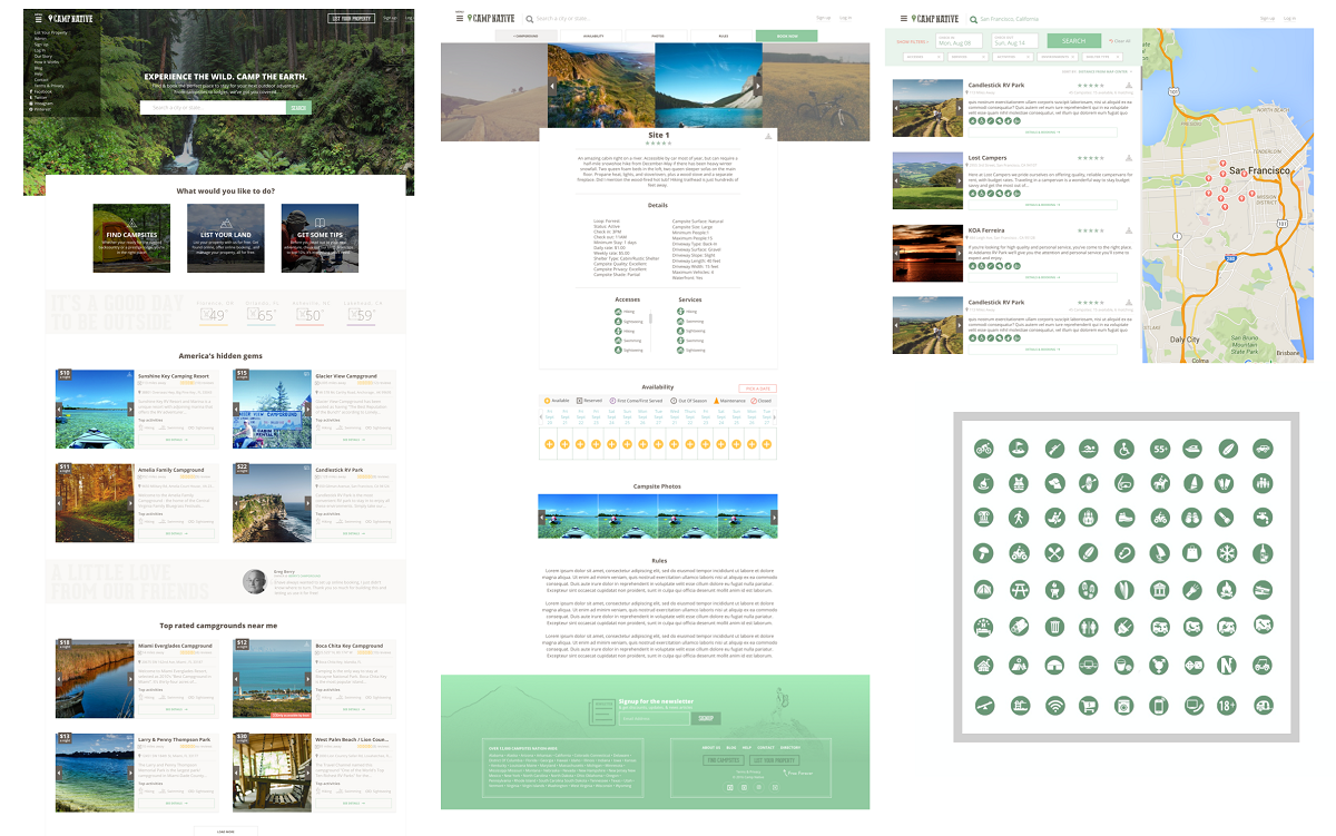 Camp Native redesign.