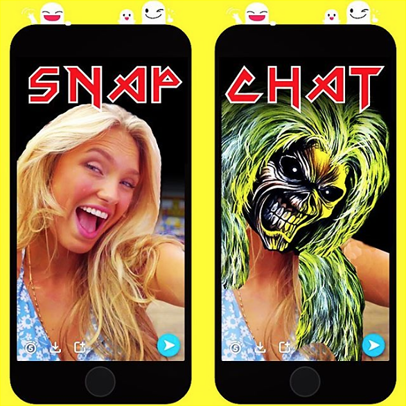 Iron Maiden vs. Snapchat.