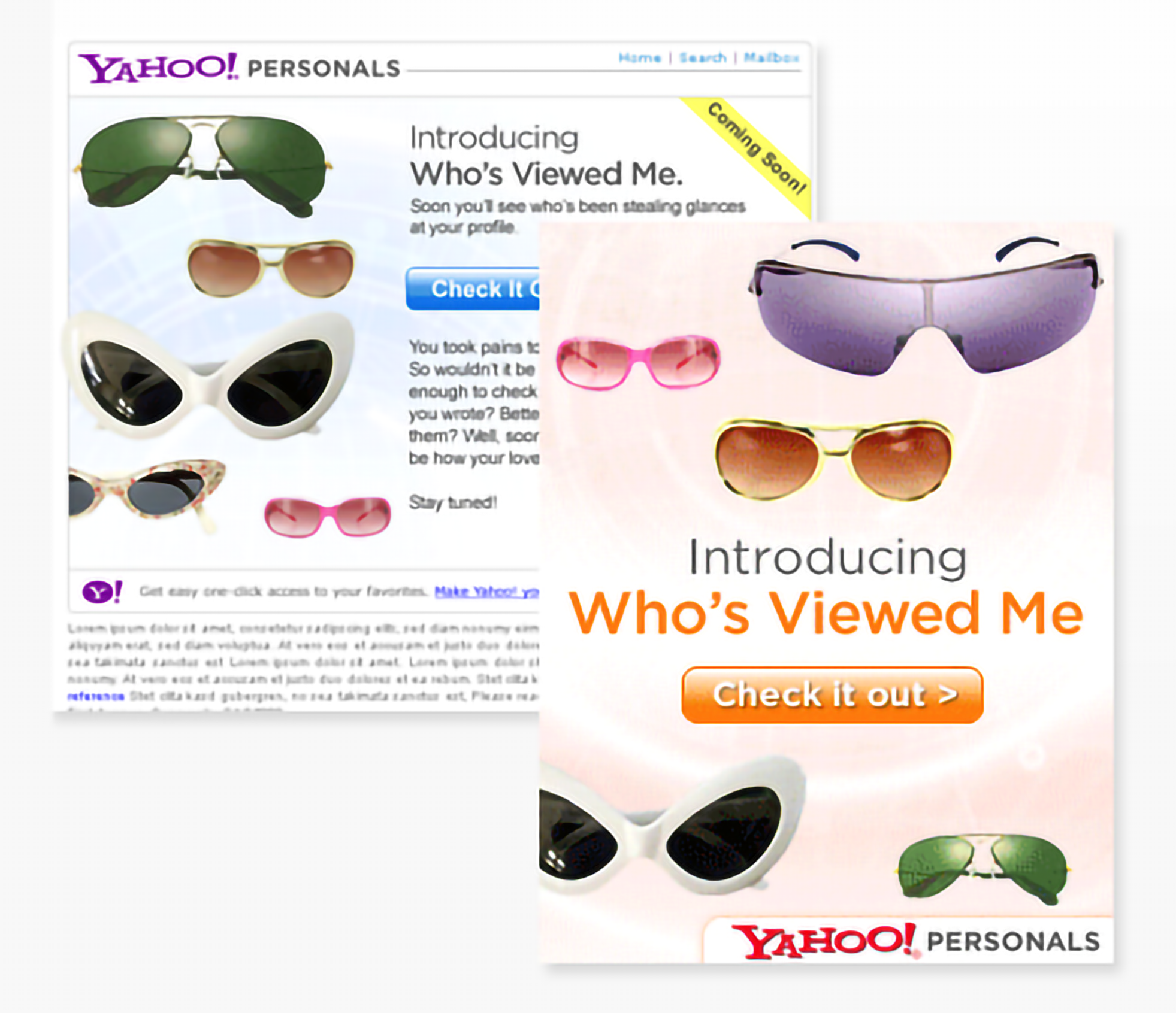 Yahoo! Who’s Viewed Me marketing.