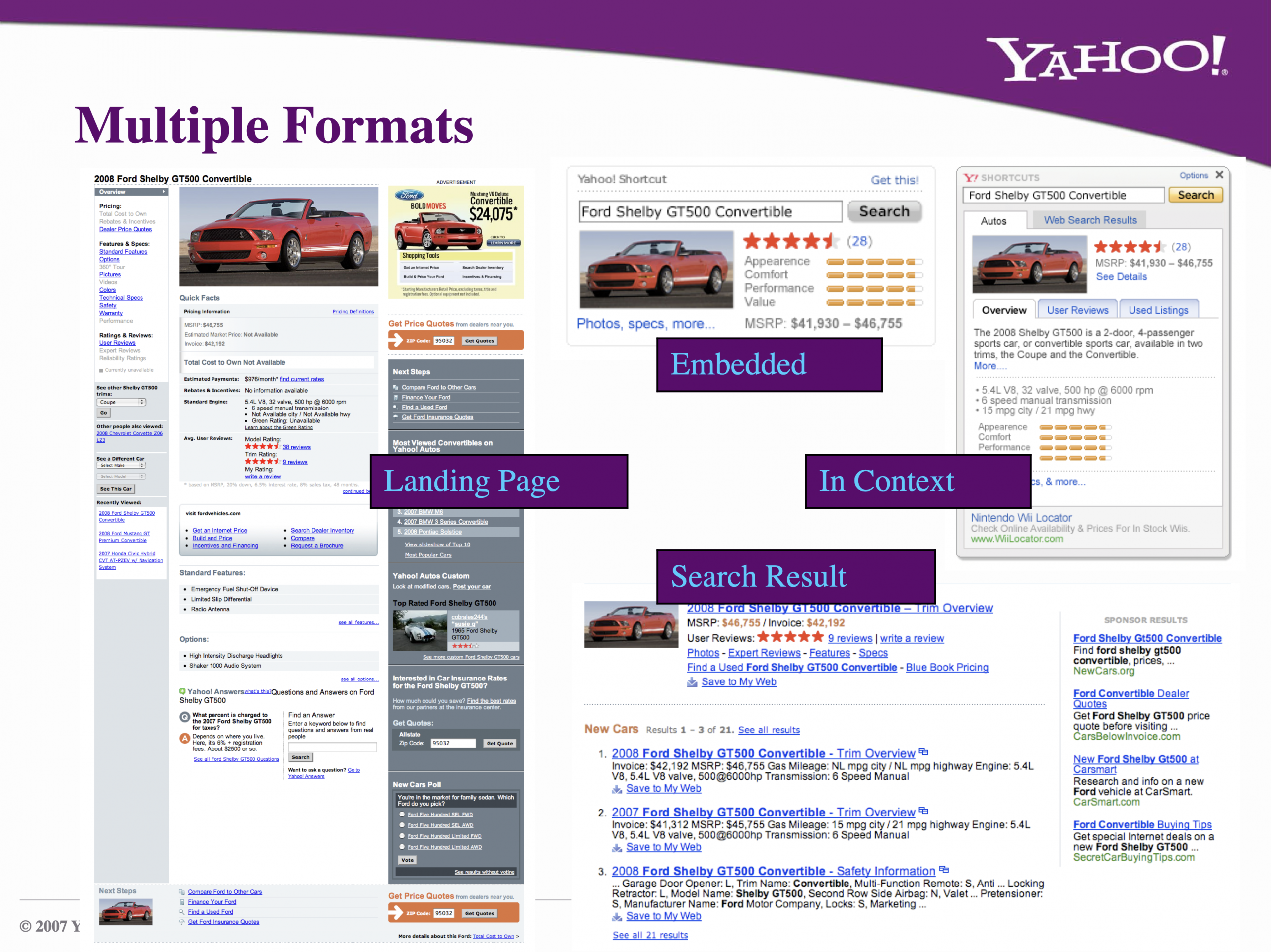 Ad formats.