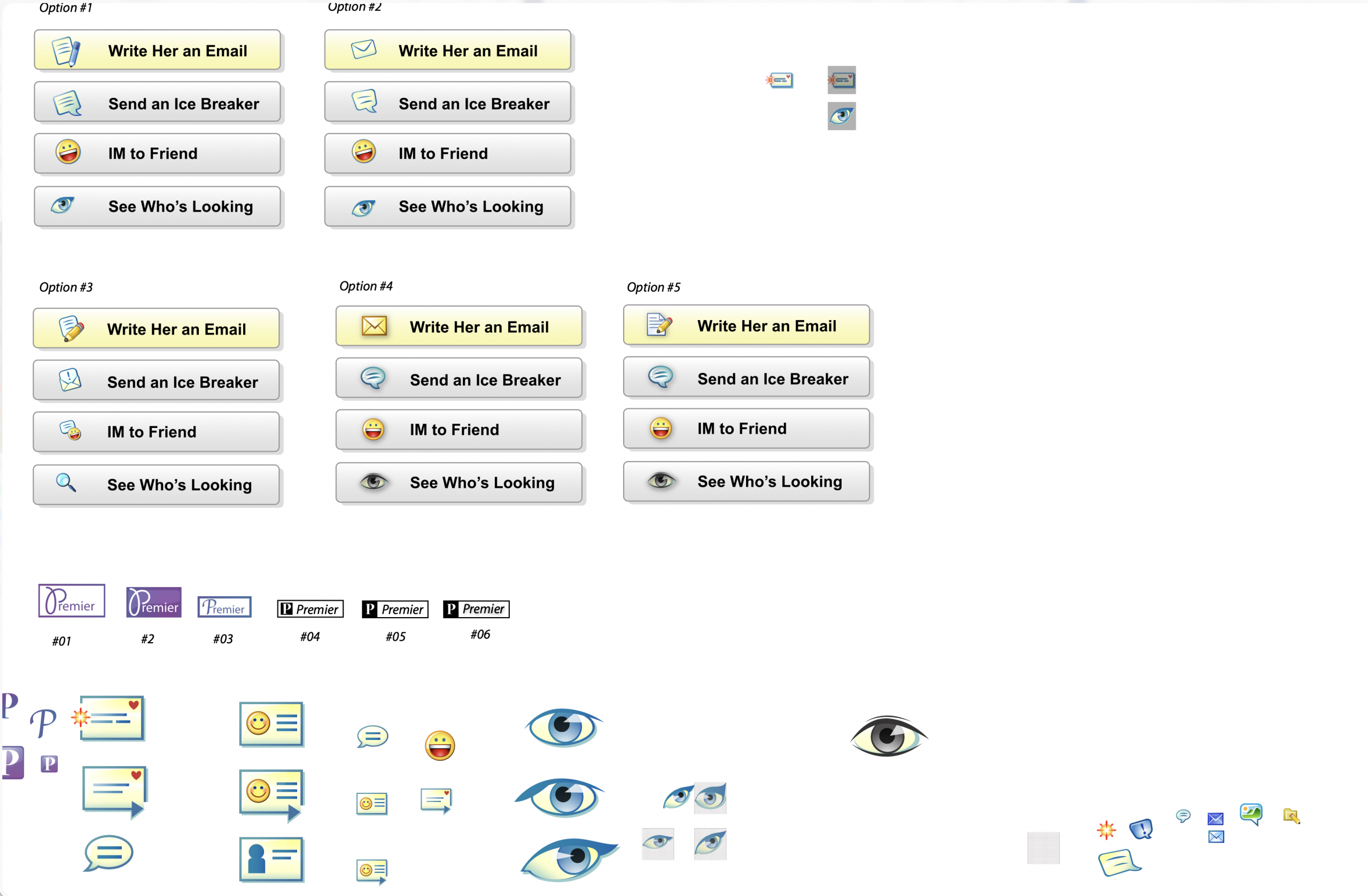 UI options.