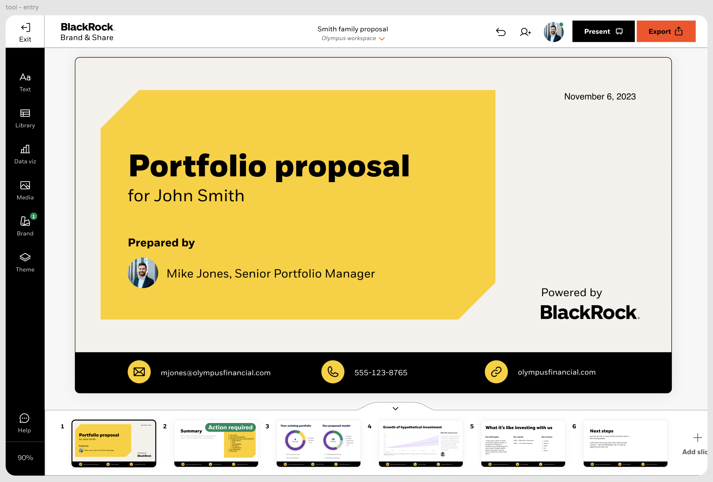 BlackRock — work sample