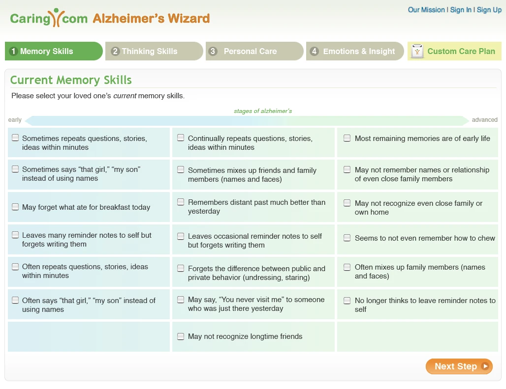 Caring.com — work sample