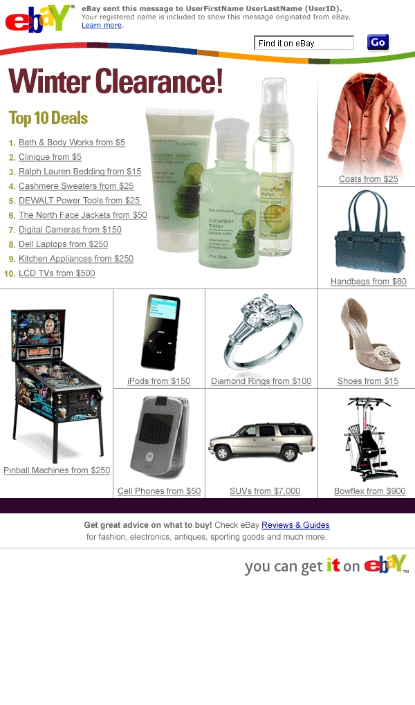 eBay email campaigns — photo 4 of 18
