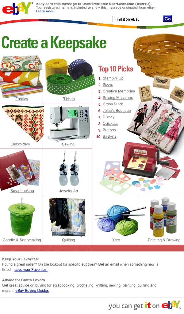 eBay email campaigns — photo 5 of 18