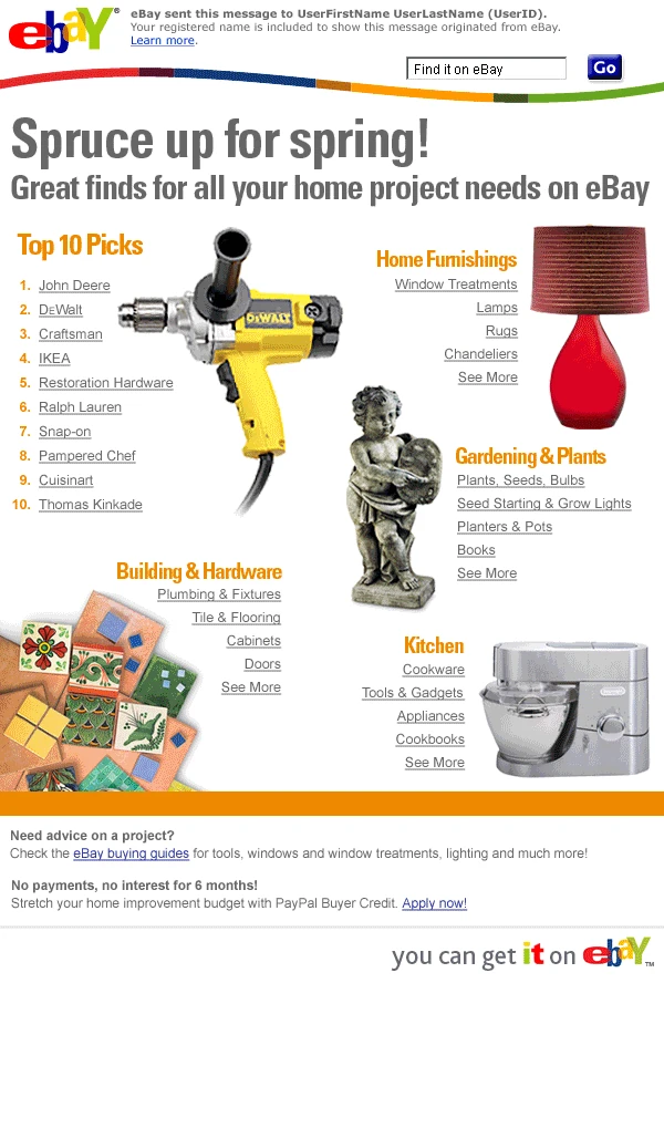 eBay email campaigns — photo 6 of 18