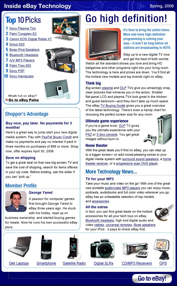 Inside eBay newsletters — photo 1 of 13