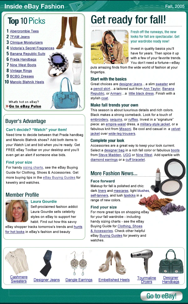 Inside eBay newsletters — photo 2 of 13