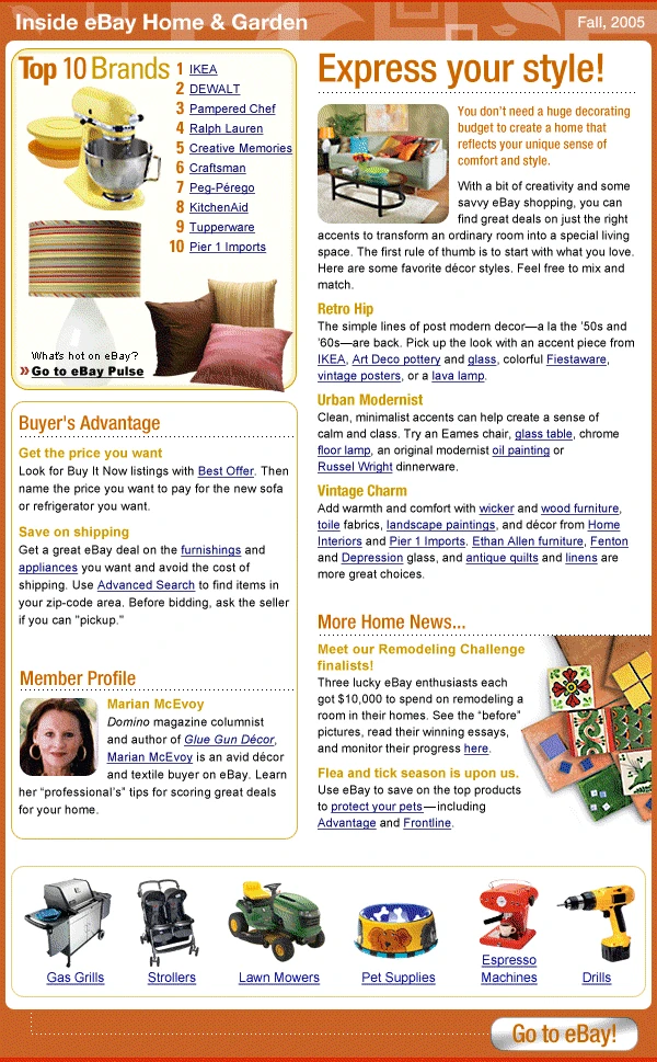 Inside eBay newsletters — photo 4 of 13