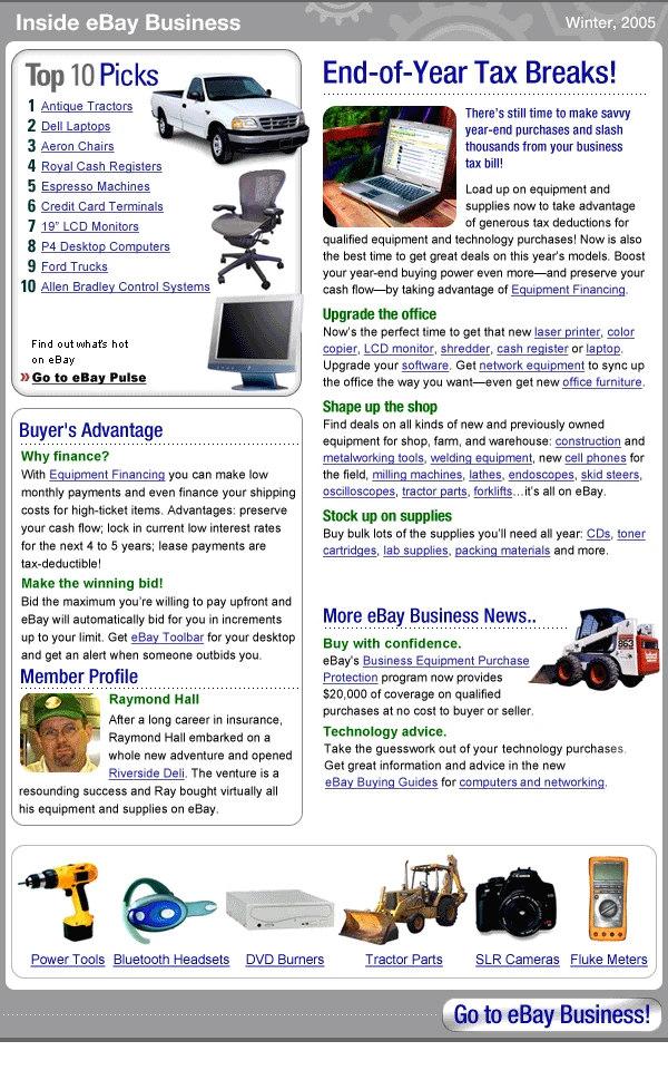 Inside eBay newsletters — photo 13 of 13